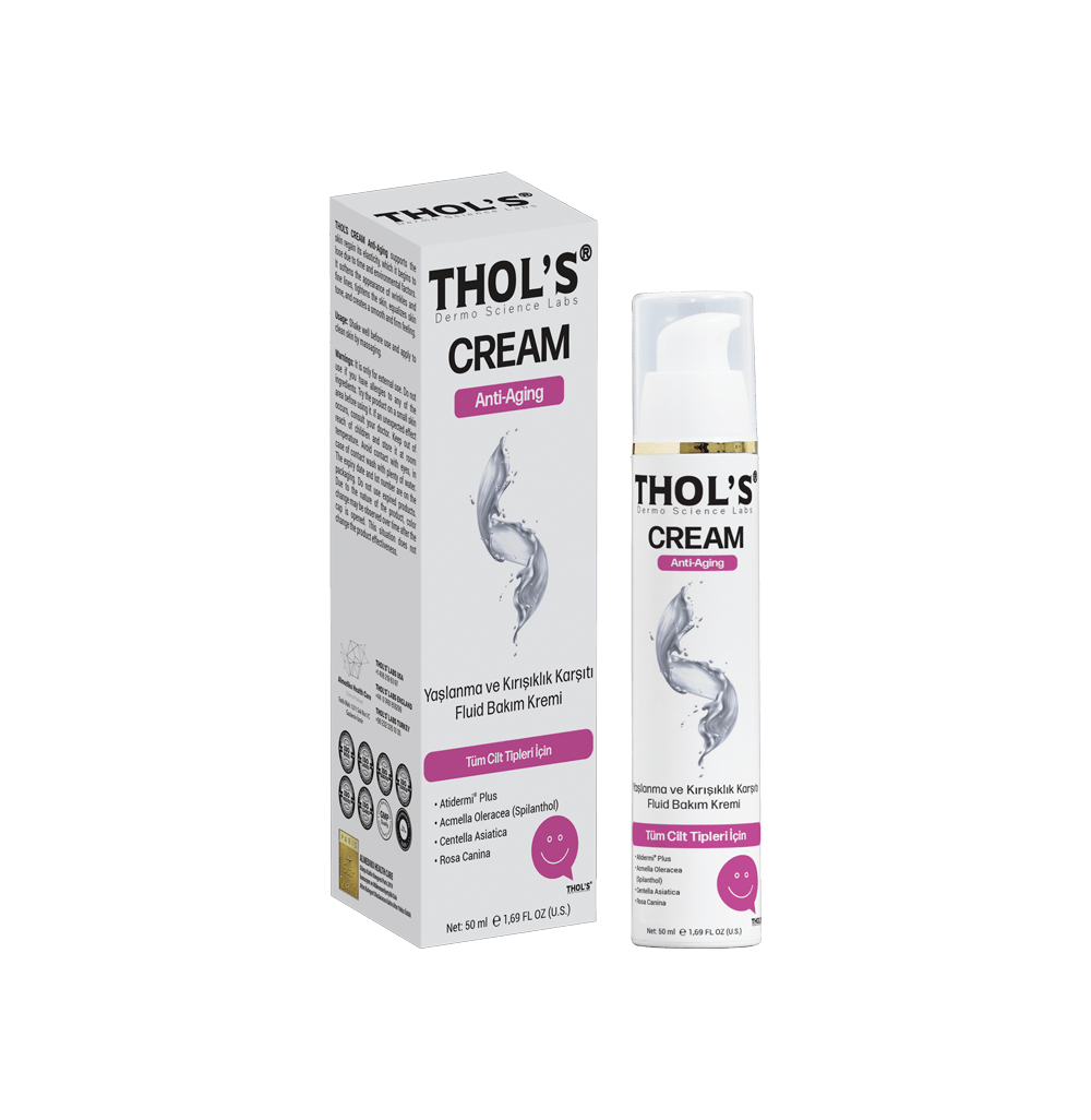 THOL'S CREAM Anti-Aging (TB25) Fluid Bakım Kremi - 50 ml - Yaşlanma ve Kırışıklık Karşıtı Fluid Bakım Kremi