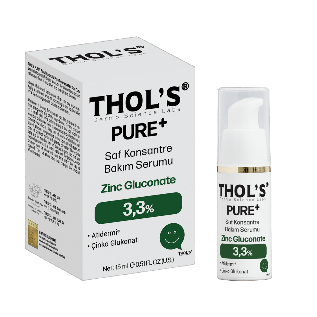 THOL'S PURE+ Zinc Gluconate 3,3% - 15 ml (TB55) Bakım Serumu